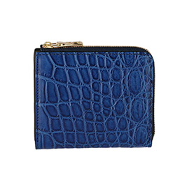 藍染めクロコL字型ファスナー二つ折り財布 | 折財布 | CIMABUE(チマブエ)公式オンラインショップ