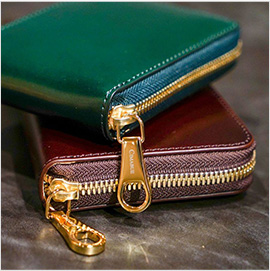 アニリンコードバンラウンドファスナー二つ折財布　| 折財布 | 財布 | CIMABUE(チマブエ)公式オンラインショップ